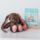 Мягкая игрушка «Зайка Li», с книгой, девочка, заяц, 25 см - Фото 3