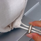 Чехол на бутыль для кулера Доляна Water, 19 л, лён, белый - Фото 4