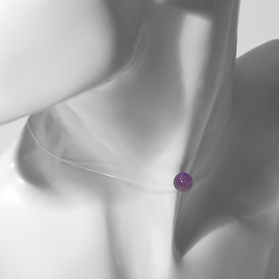 Чокер шар №6 «Аметист» на леске