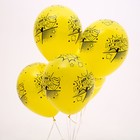 Воздушный шар латексный 12" «С Днём Рождения, Комикс 2», пастель, цвет жёлтый, 5 шт. - Фото 5
