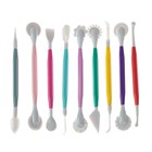 УЦЕНКА Набор инструментов 9 штук, для лепки из глины, пластилина, пластики 7829610