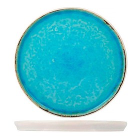 Тарелка обеденная Laguna azzuro, d=27 см, цвет бирюзовый