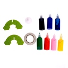 УЦЕНКА Ночник своими руками «Волшебный динозавр», витражный, 3Д конструктор, набор для творчества - Фото 2