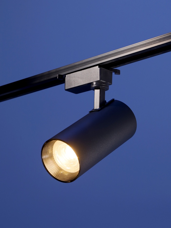 Трековый светильник Luazon lighting, TSL-013, 30 Вт, 2100 Лм, 2800K, чёрный, свечение тёплое белое - Фото 1