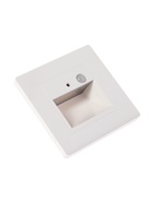 Встраиваемый светильник для лестницы с датчиком движения, 1.5 Вт, 60 Лм, 3000К, 86×86 мм, 220 В, белый, свечение тёплое белое - Фото 4