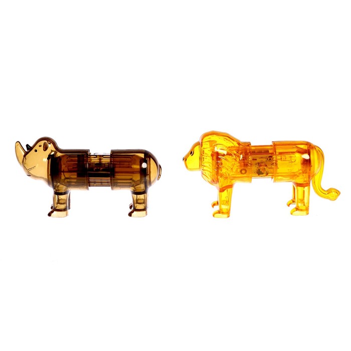 Конструктор магнитный «Животные сафари», 6 деталей 53667