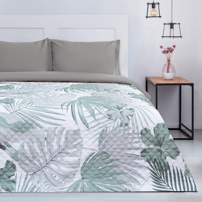 Покрывало 1.5-спальное «Этель» Tropics, 145×210±5 см, микрофибра - Фото 1