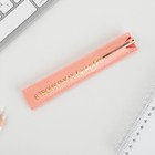 Подарочный набор ручка розовое золото и кожзам чехол «С 8 марта» - фото 6580845