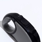 Рулетка «Стиль», под кожу, 5 м, вес животного до 25 кг, чёрно-серая - Фото 5