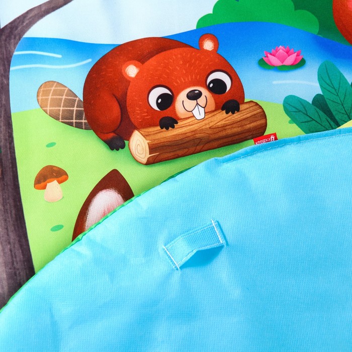 Развивающий коврик «Лесные зверята», с дугами 53674