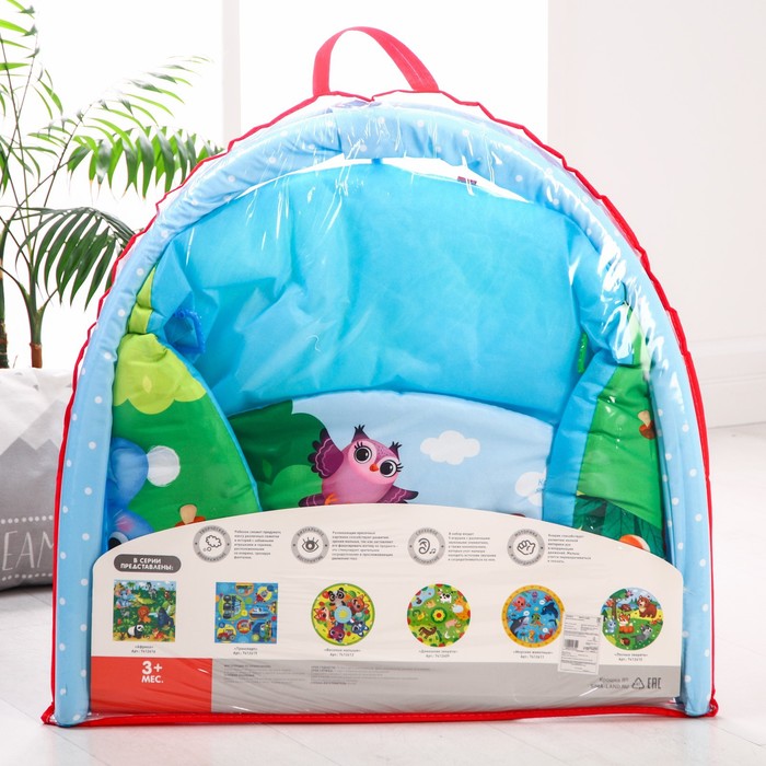 Развивающий коврик «Лесные зверята», с дугами 53674