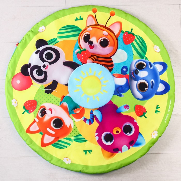 Развивающий коврик «Весёлые малыши», с дугами 53676