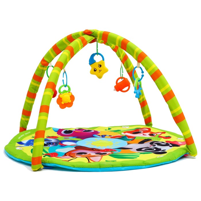 Развивающий коврик «Весёлые малыши», с дугами 53676