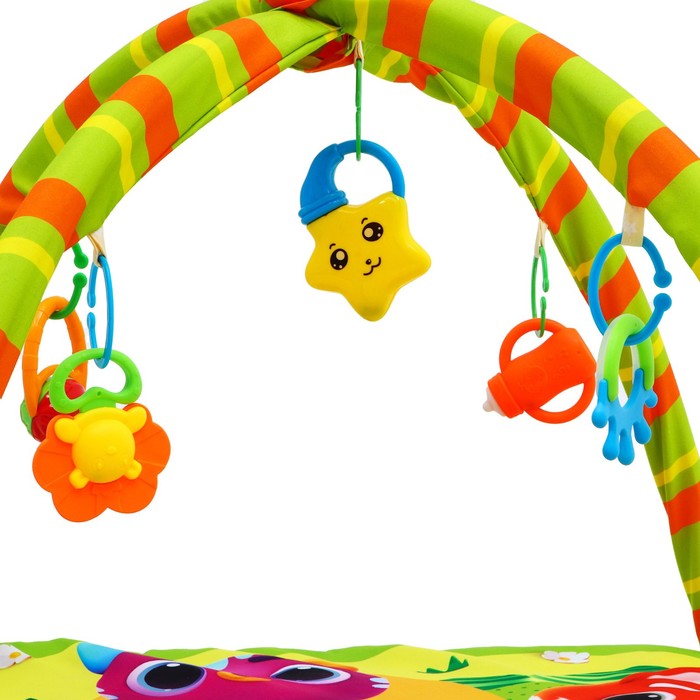 Развивающий коврик «Весёлые малыши», с дугами 53676