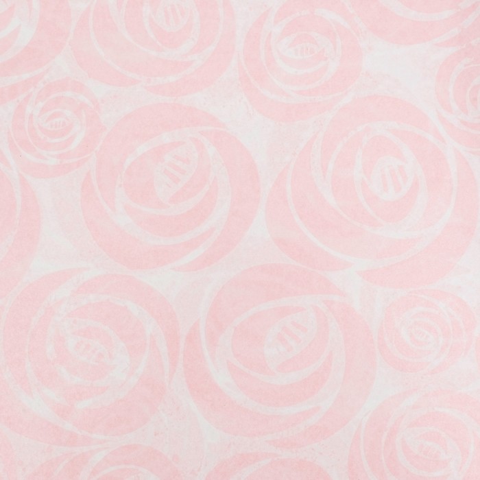Бумага силиконизированная «Розы пудровые», для выпечки, 0,38 х 5 м - фото 1882395551
