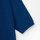 Футболка поло мужская MINAKU: Basic line, размер 42, синяя - Фото 11