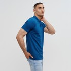 Футболка поло мужская MINAKU REGULAR FIT: синяя, р-р 44 - Фото 2