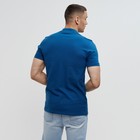Футболка поло мужская MINAKU REGULAR FIT: синяя, р-р 44 - Фото 3