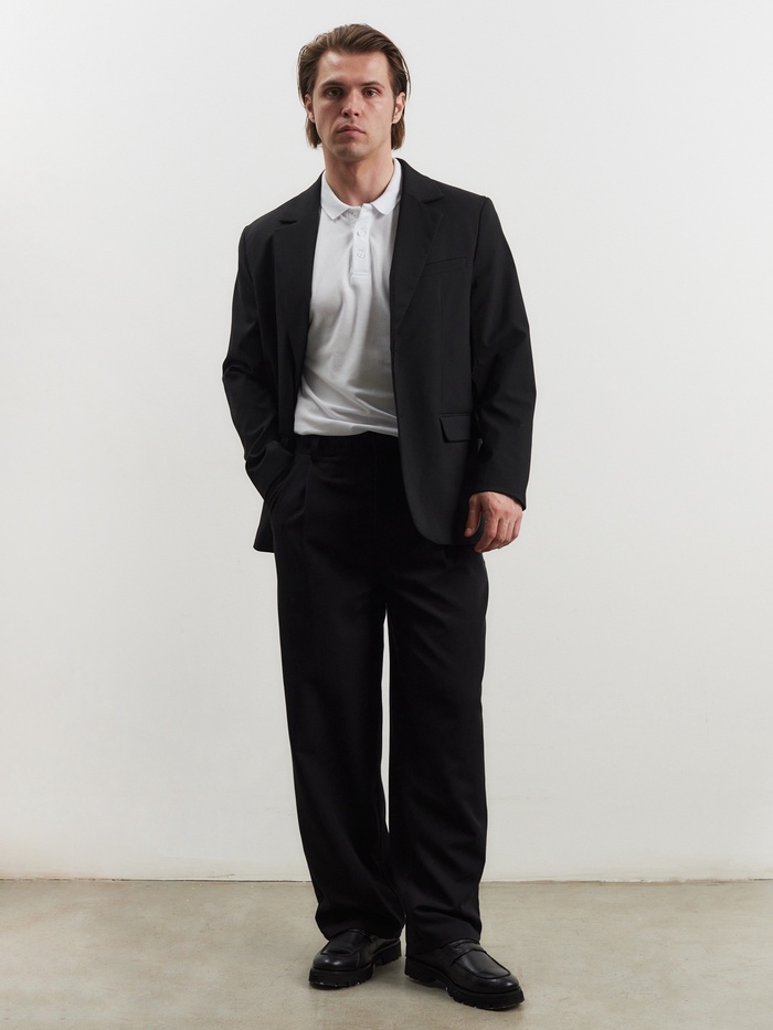 Футболка поло мужская MINAKU REGULAR FIT: белая, р-р 50