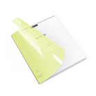 Тетрадь 12 листов в клетку ErichKrause CoverPrо Neon "Классика", пластиковая обложка, блок офсет, белизна 100%, жёлтая - фото 318843737