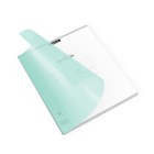 Тетрадь 18 листа в клетку ErichKrause CoverPrо Neon "Классика", пластиковая обложка, блок офсет, белизна 100%, мятная - фото 108591086