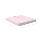 Тетрадь 18 листов, ErichKrause «Классика CoverPrо Pastel», в клетку, пластиковая обложка, блок офсет 100% белизна, розовая 7800930 - фото 4545562