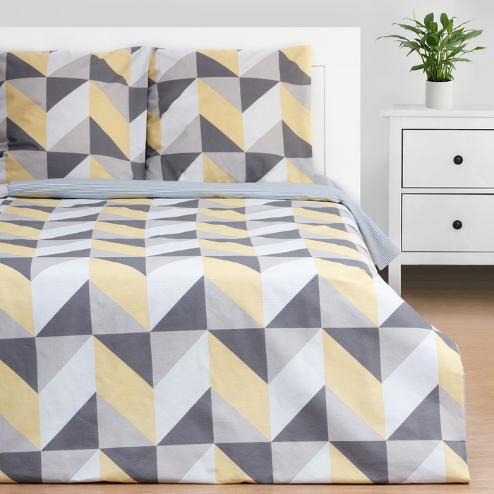 Постельное бельё Этель дуэт Gold illusion 143*215 см - 2 шт, 220*240 см, 70*70 см -2 шт