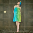 Набор для сауны Экономь и Я "Радуга" (полотенце-парео + чалма) 100%хл, 200 г/м2 7674446