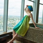 Набор для сауны Экономь и Я "Радуга" (полотенце-парео + чалма) 100%хл, 200 г/м2 7674446