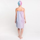 Набор для сауны Экономь и Я "Малибу" (полотенце-парео + чалма) 100%хл, 200 г/м2 - фото 25270395