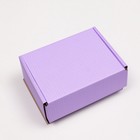 Коробка самосборная, лаванда, 22 х 16,5 х 10 см - Фото 2