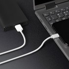 Кабель Windigo, Lightning - USB, 2 А, зарядка + передача данных, TPE оплетка, 1 м, белый - Фото 2