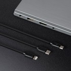 Кабель Windigo, 3 в 1, microUSB/Lightning/Type-C - USB, 2 А, PVC оплетка, 1 м, черный - Фото 3