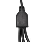 Кабель Windigo, 3 в 1, microUSB/Lightning/Type-C - USB, 2 А, PVC оплетка, 1 м, черный - Фото 6