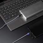Кабель Windigo, 3 в 1, microUSB/Lightning/Type-C - USB, магнитный, 2 А, нейлон, 1 м, серебр. - Фото 2