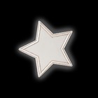 Светоотражающая термонаклейка «Звезда», 6,5 × 6,5 см, цвет серый - Фото 2