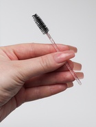 Набор щёточек для бровей и ресниц, 9.5 см, 50 шт., чёрный, красный, прозрачный - Фото 4