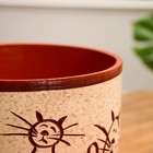 Горшок цветочный "Атлант" котики 5 л - фото 24239122