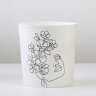 Кашпо для цветов «Силуэт», 1.6 л, d=14 см, h=14 см, пластиковое - Фото 5