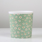 Кашпо для цветов «Ромашки», 1.6 л, d=14 см, h=14 см, пластиковое 7415876 - фото 319941075