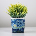 Кашпо для цветов «Искусство», 1.6 л, d=14 см, h=14 см, пластиковое 7415878 - фото 319941080