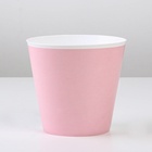 Кашпо для цветов «Цвет», 800 мл, d=11 см, h=12 см, пластиковое 7415881 - фото 319941083