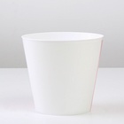 Кашпо для цветов «Цвет», 800 мл, d=11 см, h=12 см, пластиковое 7415881 - фото 319941084