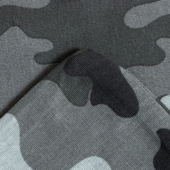 Постельное бельё Этель 1,5 сп "Military gray" 143х215 см, 150х214 см, 50х70 см -1 шт, 100% хлопок, бязь - фото 1888300021