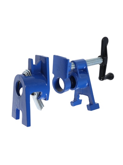 УЦЕНКА Струбцина трубная ТУНДРА, на ножках, нет резиновых накладок3/4"