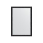 Зеркало в багетной раме, черный дуб 37 мм, 50х70 см - фото 299724590