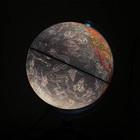 Глобус политический "День и ночь", диаметр 250 мм, звездное небо, подсветка от батареек - Фото 2