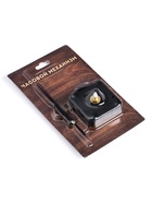 Часовой механизм со стрелками «Соломон-5», плавный ход, шток 16 мм, стрелки 60/84/85 мм, чёрные - Фото 4