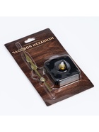 Часовой механизм со стрелками «Соломон-7», плавный ход, шток 16 мм, стрелки 70/92/90 мм, золотистые - Фото 4