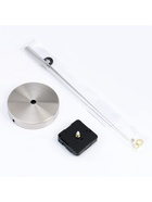 Часовой механизм со стрелками «Соломон-17», плавный ход, шток 10 мм, стрелки 165/245 мм, серебристые - Фото 4